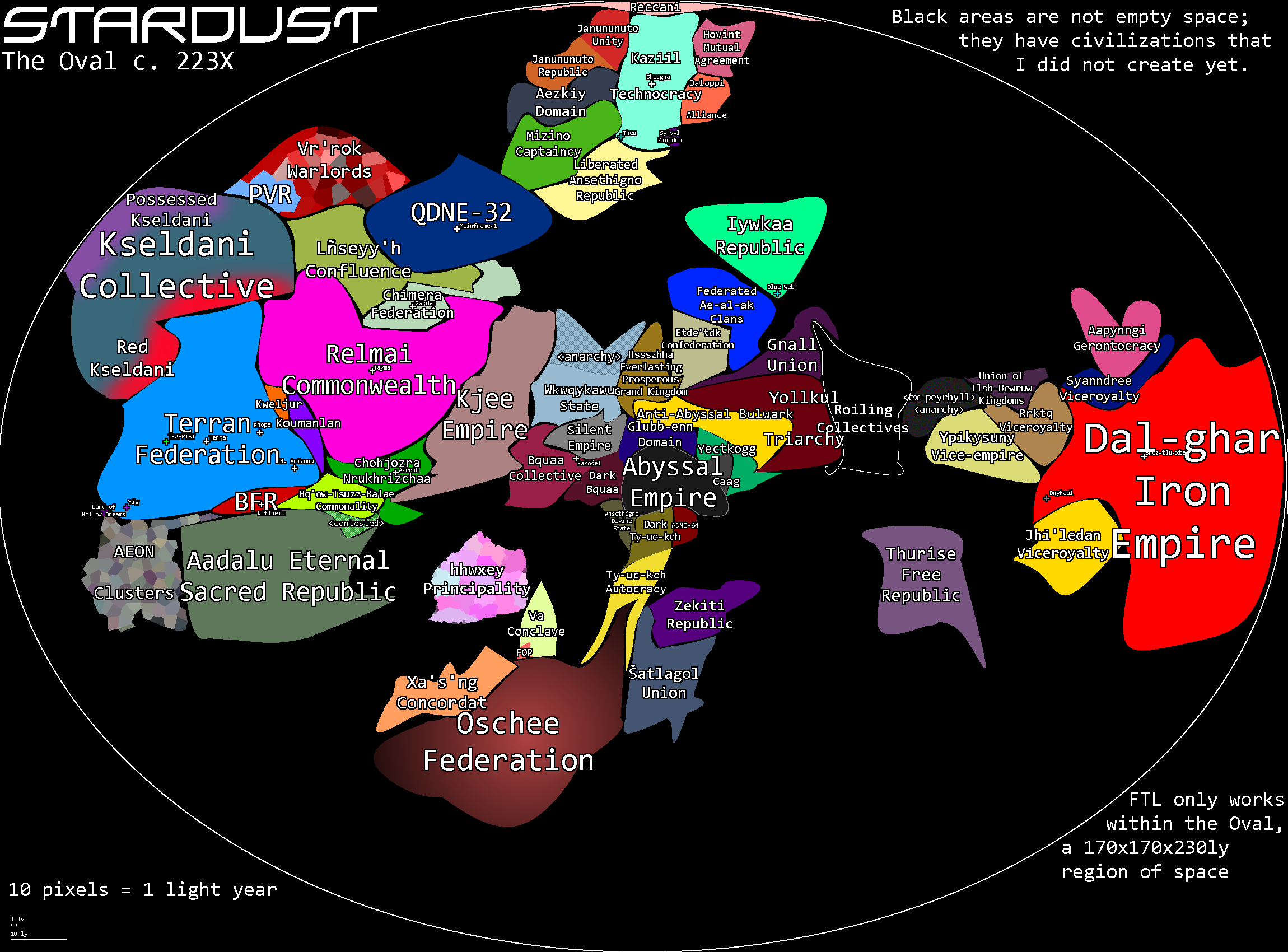 Map of the Oval